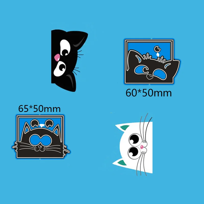 

Creative Metal Cutting Layering Die Mold Embossing Stencils DIY Scrapbook Paper Card Making Cute Cat Face