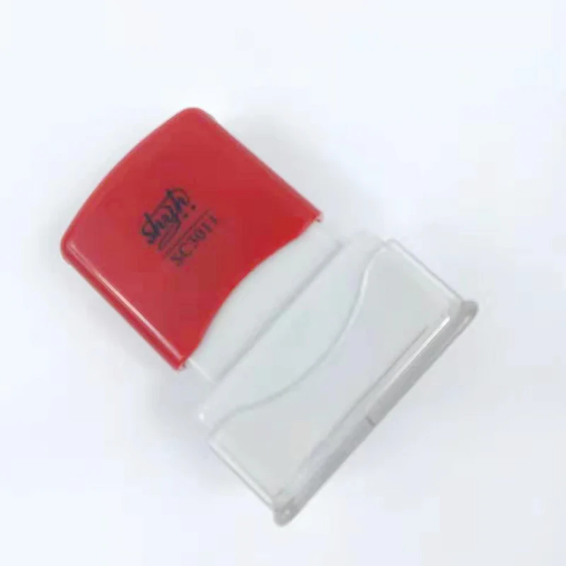 Red Box DIY10x30mm этикетка ручной работы печать штамп детский сад детская одежда штамп водонепроницаемый чернильный штамп хорошо законченный боковой штамп - Цвет: Red Box