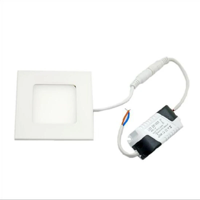 3 Вт 6 9 12 15 18 20 24 квадратный SMD2835 светодиодный панельный светильник s супер яркий