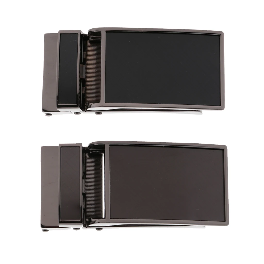 Mens Belt Buckle Automatic Slide Click Buckle Ratchet Leather Belt Buckle 3.6cm