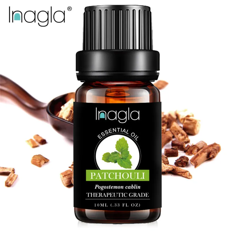 Inagla Patchouli Essential Oil Rose Natural 10ml Pure Essential Oils Aromatherapy Diffusers Oil