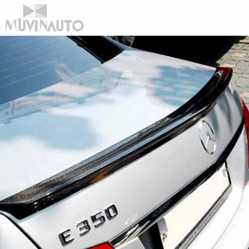 V Stil для Mercedes W212 E Klasse для Benz E180 E200 E260 E63 карбоновое волокно Hinten Stamm спойлер углеродный флюгель 4-т Юр лимусин