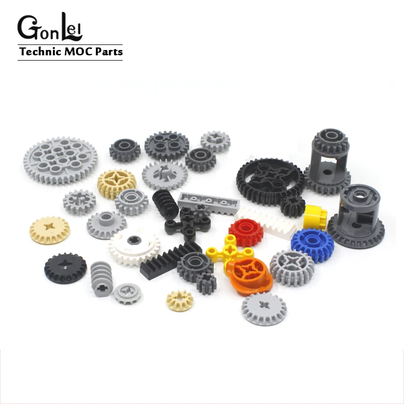 5 50 шт. детали для шестерни совместимые с Technic Brick 10928 6589 6 40 зубьев 3648 32270 3649 игрушек