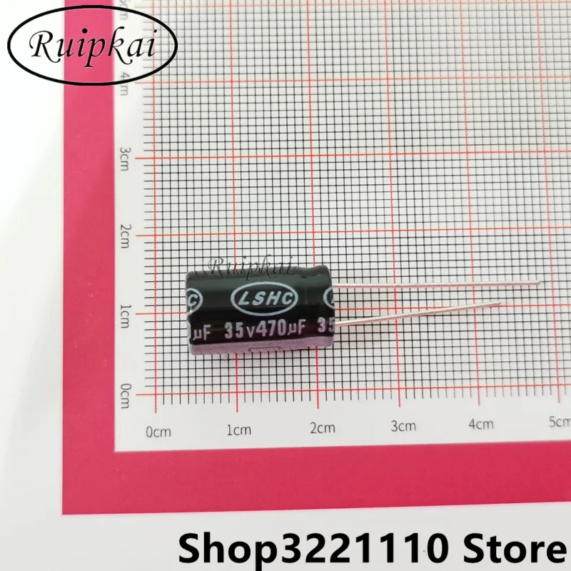 50pcs 470UF 35V 10x16mm Aluminum Electrolytic Capacitor 35V 470UF 10*16mm CL series 105