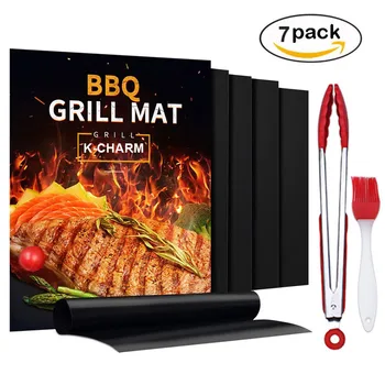 

Large Size Non Stick BBQ Grill Mats Grilling bbq tools Barbecue Baking Oven Barbecue Mat Reusable Tools Party Outdoor Grill