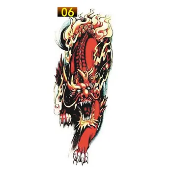 

Hot 1PCS Full Arm Flower Tattoo Sticker Waterproof Temporary Tattoo Sleeve Men Women Body Paint Water Transfer Fake Tatoo Sleeve