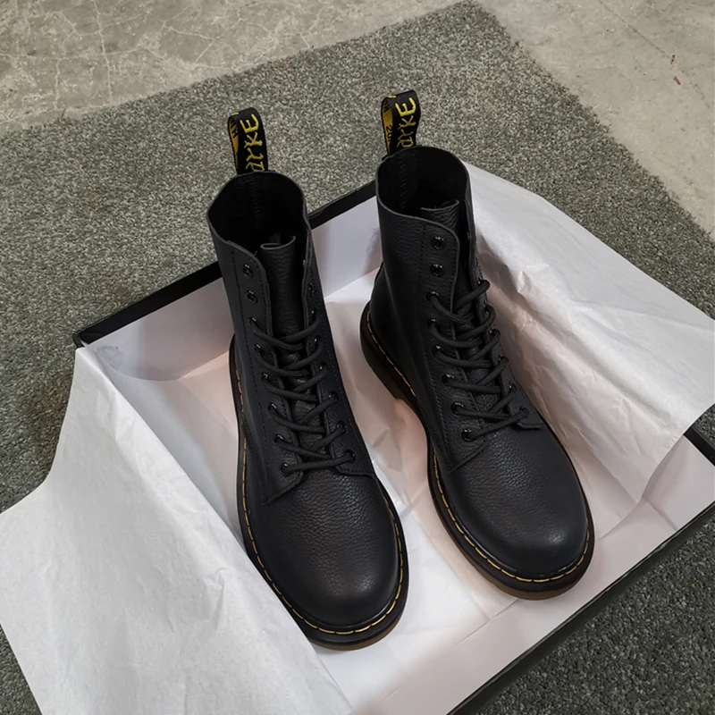 

martin boots women designer shoes genuine dr leather real luxury brand girls cowhide high quality advanced