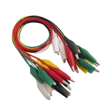 10 шт./компл.) 19 ''двойной Крокодил Зажимы провода крокодил кабель с зажимами