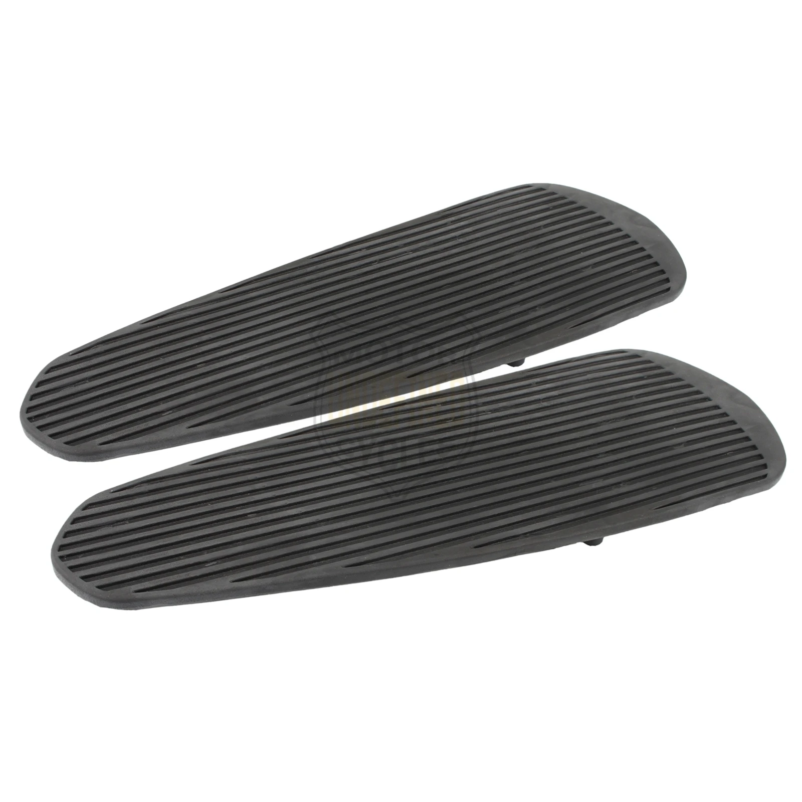Motorcycle Black Floorboards Rubber Pads Footrest Foot Pegs For Indian Chief Dark Horse Chieftain Roadmaster Springfield 14-19
