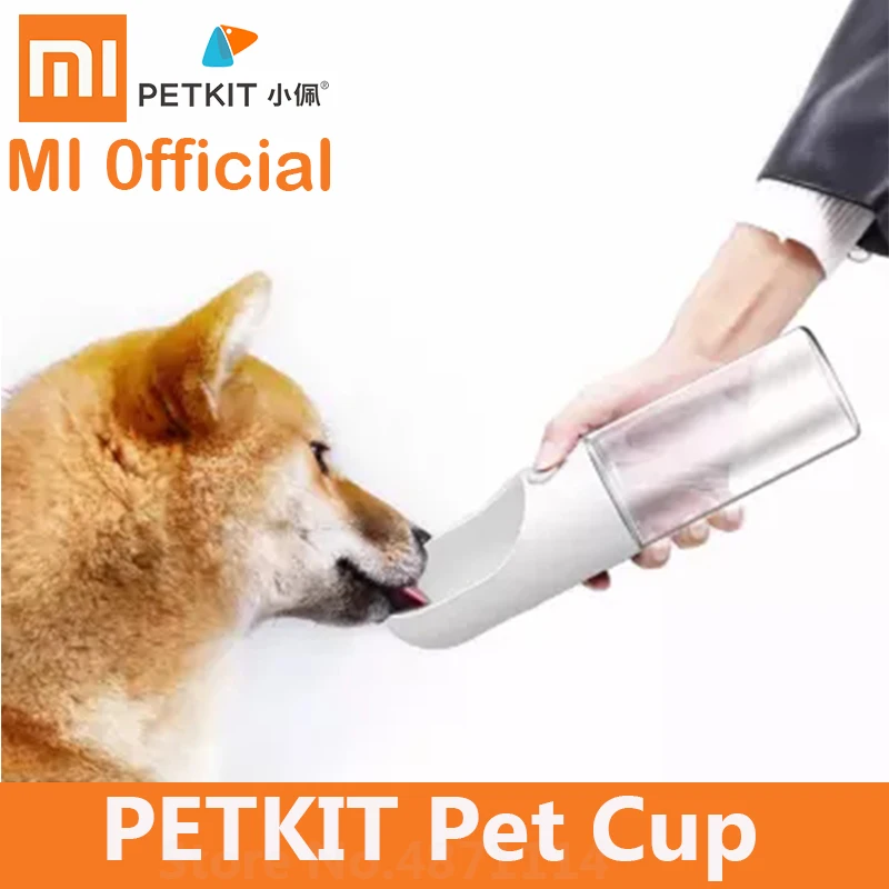 

Xiaomi Youpin Petkit Pet Accompaniment Cup One-button Pressing Out Water Easy Operation Reflow Convenient Fast for Pet