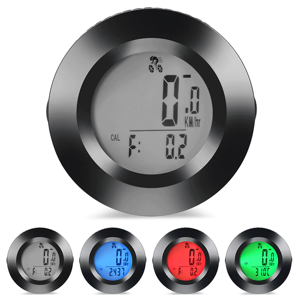 Wireless Cycling Road Odometer Clock Riding Equipment Tricolor Backlight Wired Bicycle Speedometer Bicycle Stopwatch