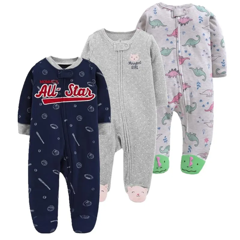 

2019 Spring And Autumn New Born Baby Clothes Baby Boys & Girls Long Sleeve Cartoon Pattern Infant Clothing Children's Outfit