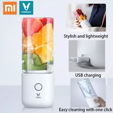 Xiaomi соковыжималка, блендер, фруктовая чашка, электрический портативный блендер для смузи, Кухонный комбайн, Миксер для сока, 30 секунд, быстрое смешивание 5