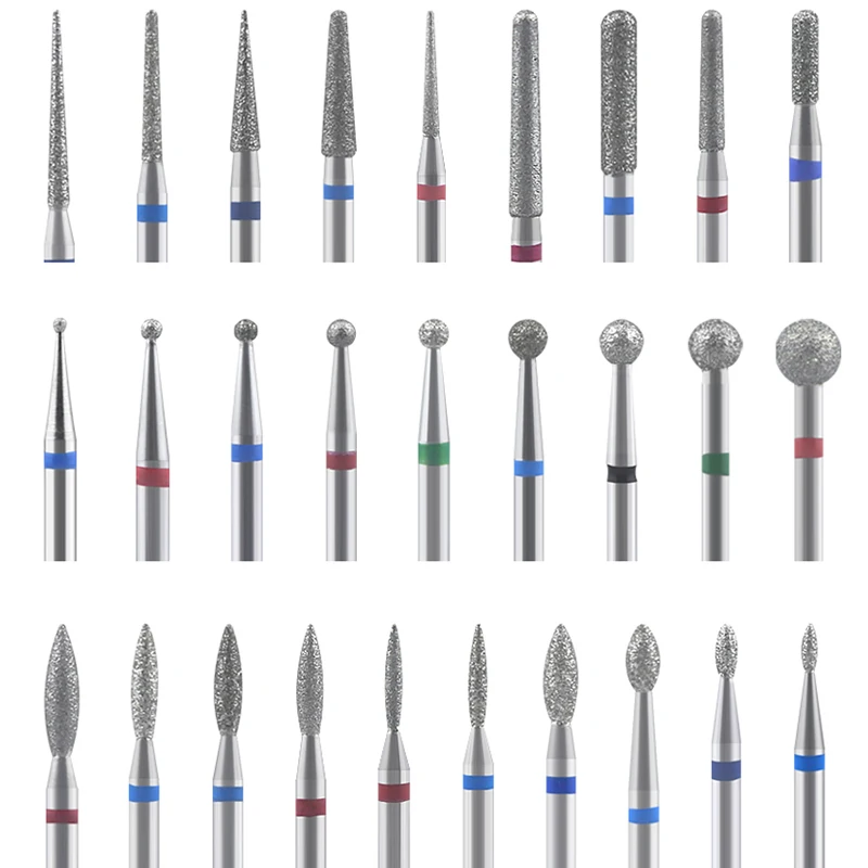 Broca de diamante de brocas para uñas poco fresa para manicura máquina de fresado para fresado de metales de cortador de uñas