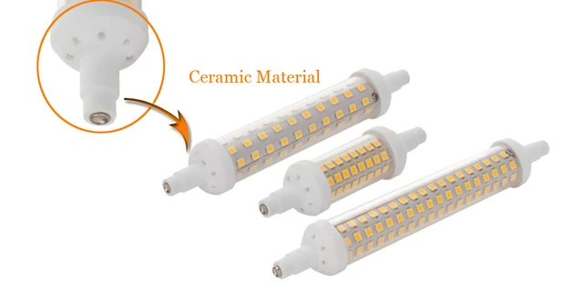 Dimmerabile ABS LED R7S COB Tube Light 15W/50W 78/118mm lampadina