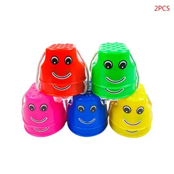 

2 pcs/setChildren Outdoor Fun Toys Balance Training Tools Face Printed Jumping Stilts Shoes Walker Toy Fun Sport Toys KIds