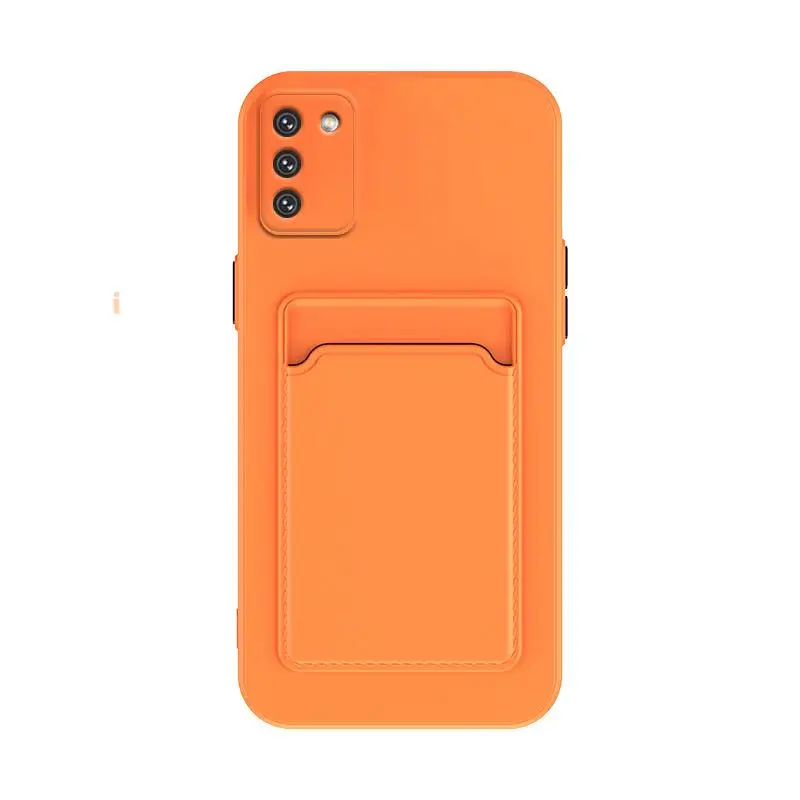 samsung silicone Card Holder Pocket Phone Case For Samsung Galaxy S22 S21 S20 Plus Ultra S20 Fe Fan Edition Note 10 Plus Note 20 Ultra Slot Cover silicone case for samsung