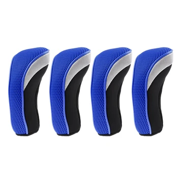 

MagiDeal 8X Blue Golf Number Hybrid Club Head Covers with Zipper Long Neck