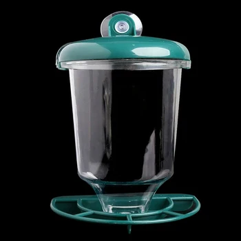 

Clear Automatic Window Wild Bird Feeder Seeds Feed Hanging Suction Cup Outdoor Garden Feeding Tool Bird Supplies