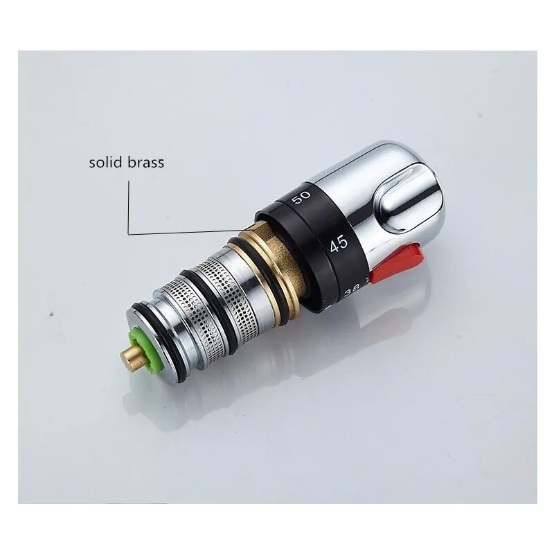 high quality second generation chrome plating thermostat faucet cartridge with filter screen
