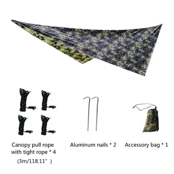 

Hammock Rain Fly Tent Tarp 10 x 10 FT Large Waterproof Camping Tarp Shelter UV B85C