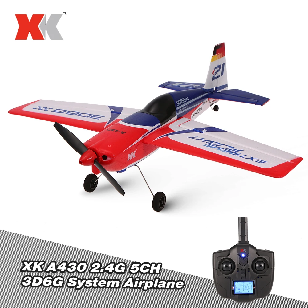 Wltoys XK A430 2 4G 5CH RC самолет бесщеточный мотор 3D6G Системы Glide 430mm размах крыльев EPS для