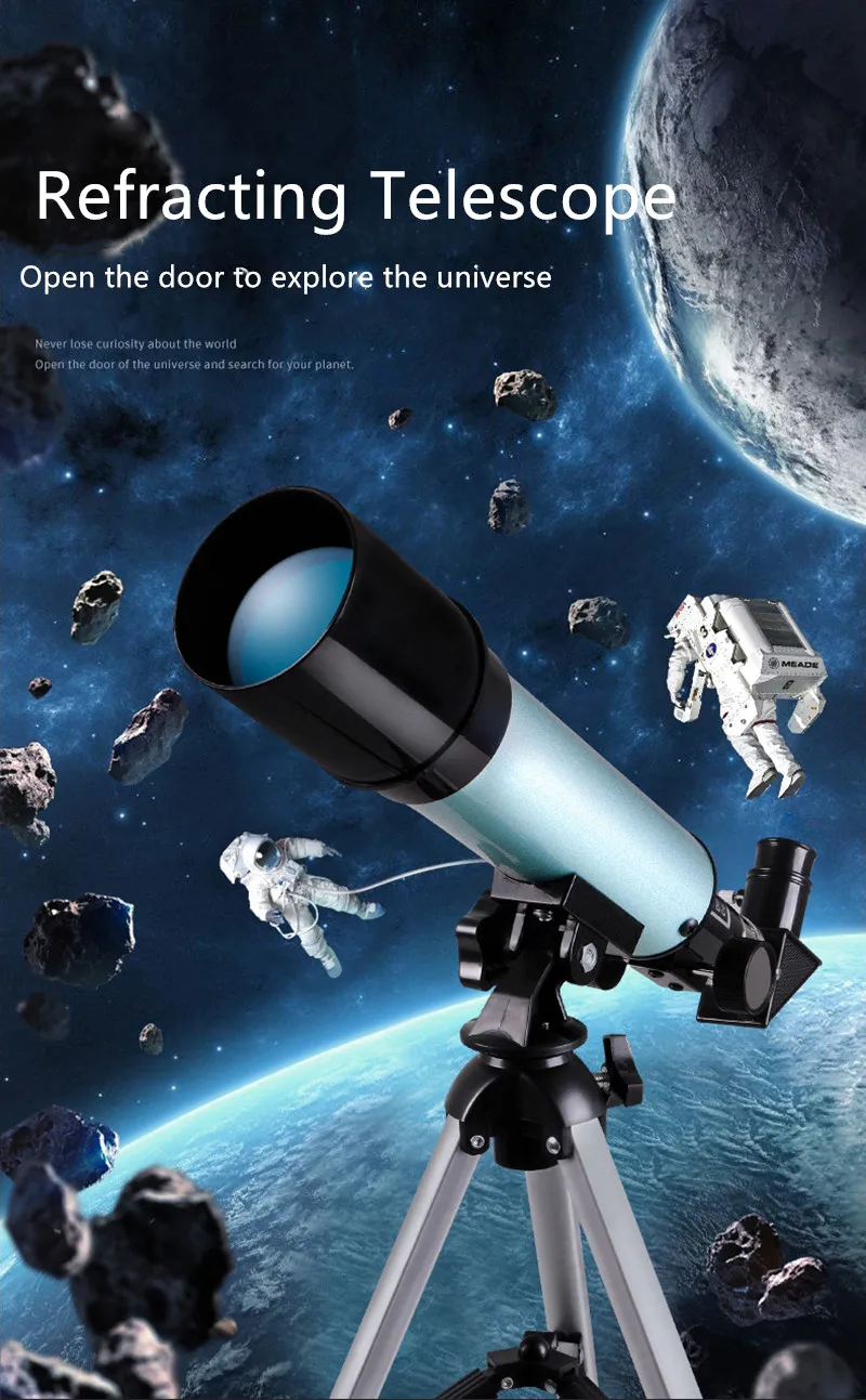 

Refracting Telescope Entry-Level Telescope Adult Student Universe Observation Teaching Experiment Telescope New Year's Gift