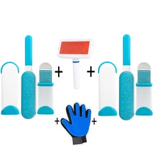 Набор для чистки домашних животных, удивительное предложение, перчатка для ухода за домашними животными, щетка для удаления волос, мягкие массажные перчатки для домашних животных, идеально подходят для собак, кошек