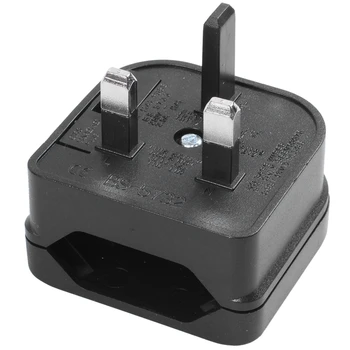 

Euro 2 Pin to 3 Pin Converter Plug Adapter Black