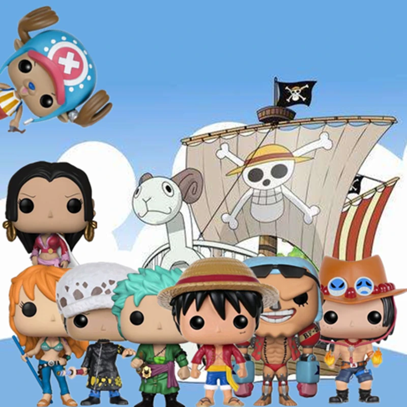 Funko Pop японское аниме: цельный персонаж Обезьяна D. Luffy ZORO NAMI Chopper FRANKY LAW подарок на