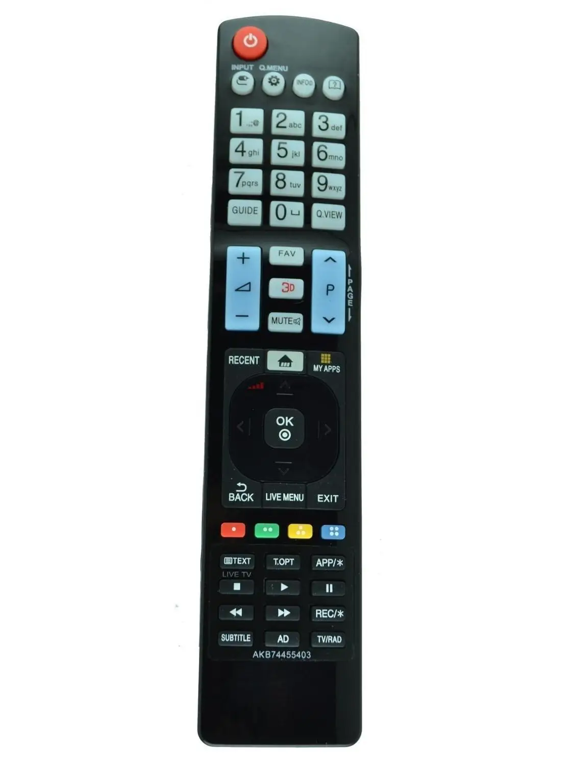 Remote control for LG AKB74455403 LCD TV 3D Smart 32LF650V 32LF652V 32LF653V 42LF650V 42LF652V 42LF653V 49LF640V 49UH610V55EF950V 65EG960V |