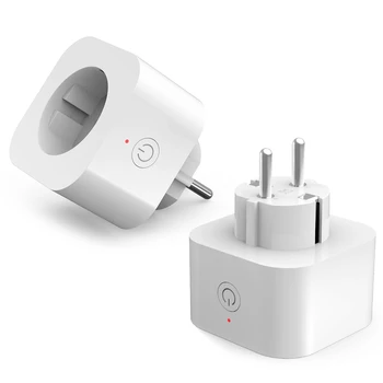 

2PCS WiFi Smart Socket Plug Outlet APP Remote Control Timer for Alexa Google