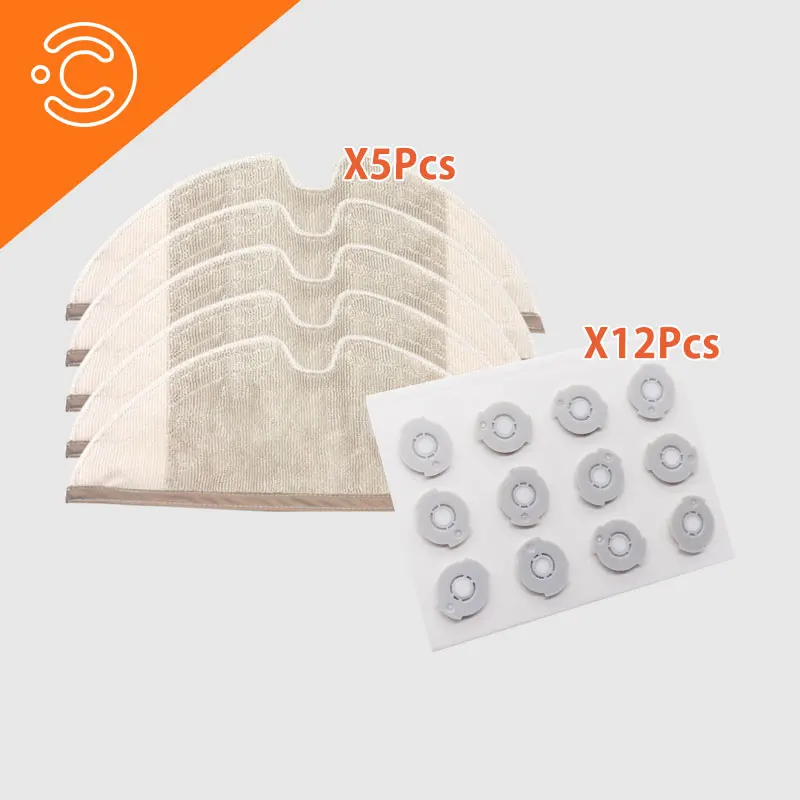

17Pcs Robot Vacuum Cleaner HEPA Filter Main Brush Water tank Accessorie for roborock s50 s51 s6 vacuum cleaner parts