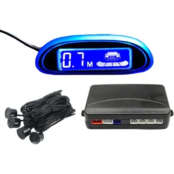 

Car LED Parking Reverse Backup Radar Monitor Detector Display System Buzzer M8617