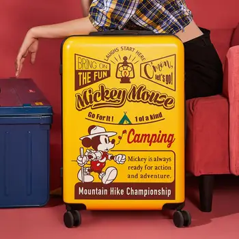 

New 20 " cartoon luggage High Quality PC Spinner Travel Bag Rolling Luggage carry on