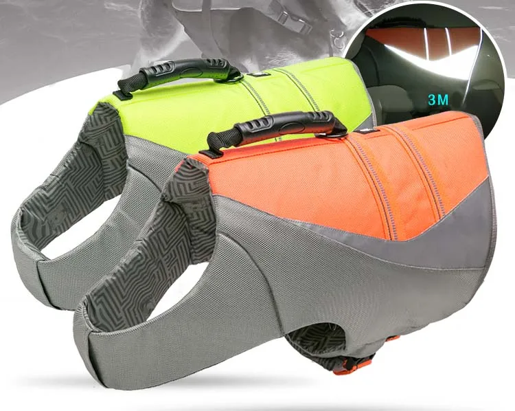 Truelove Pet Dog Life Jacket Vest Flotation Device Safety Adjustable Reflective Secure Swimwear Dog Life Saver french bulldog  (2)