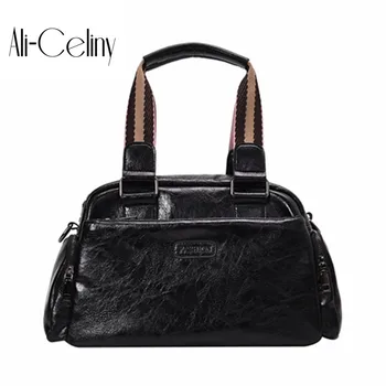 

Brand Originality Design Handheld Women's new 2019 Joker-slung Boston bag women's large shoulder bag atmospheric handbag