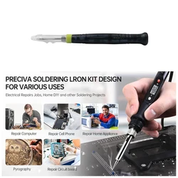 Fer à souder électrique USB 100 480 ℃ 8V, crayon de soudage électrique en acier inoxydable, réparation de soudure, puissance de chauffage 