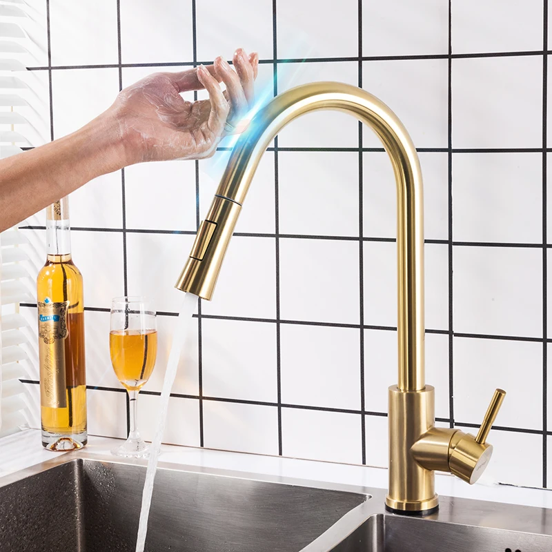  GAPPO Sensor Kitchen Faucets Smart Touch Inductive Sensitive Faucets Mixer Water Tap Single Handle  - 4000211733808