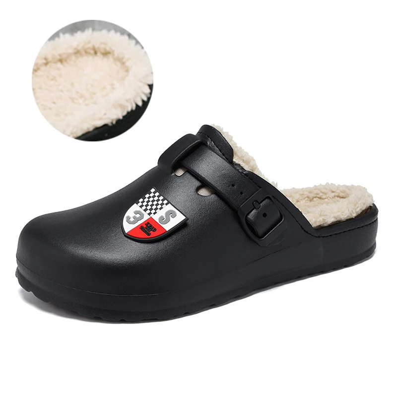 

2020 New Mens Warm Winter Soft Cashmere Shoes Rabbit Men's Cute Cotton Slippers Zapatos De Mujer Real Unicornio