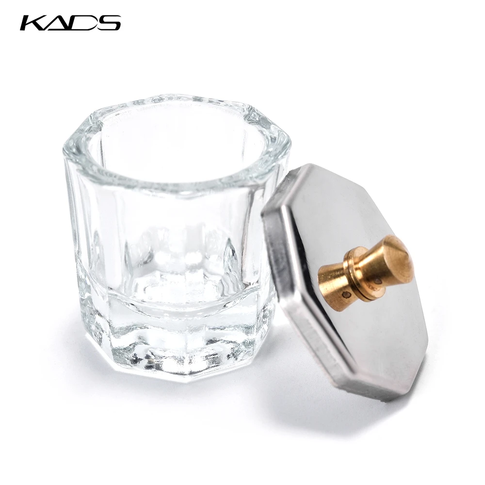 Acrylic Nail Dish Holder Glass Jar nail powder nail acrylic liquid acrylic nail powder acrylic nail paste