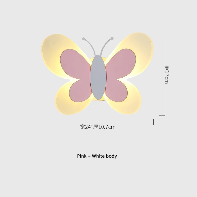 Plue and White Современный настенный прикроватный бра для коридора, прохода, светодиодный настенный светильник, светильник для детей, прикроватный, домашний вход - Цвет абажура: Plue and White