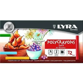 

Set of pastel crayons Lyra polycrayons soft, 12 colors