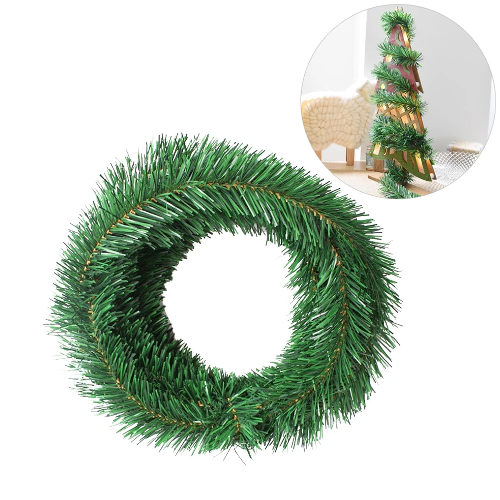 

5.5 M Christmas Tree Decoration Garland Wired Garland for Window Display Home Railing Smokestack Christmas