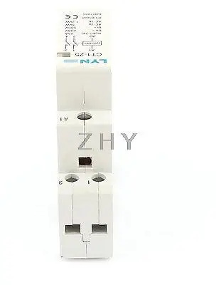 CT1-25/2 P бытовой 2-фазный полюс AC мощность катушка контактора 220/230V Ie 25A