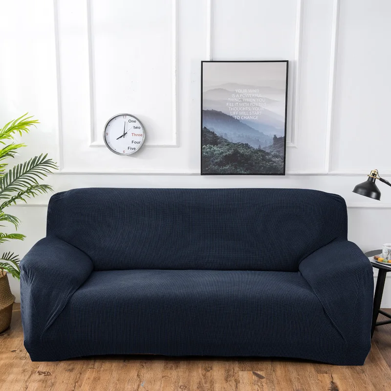 

Interest Ran Waffle-Knit Thick Sofa Cover All Edges Included Full Set Sofa Cushion Sofa Cover Single And Double Triple Universal
