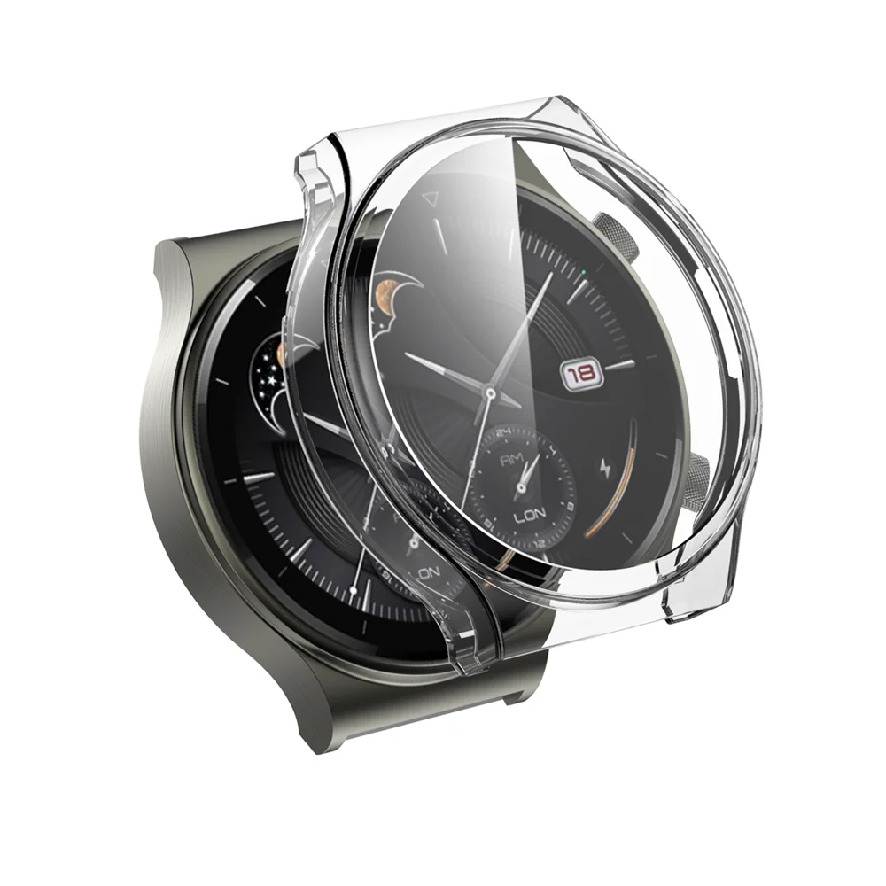 Premium 360° Protective Case Cover for Smartwatch - TPU Screen Shield and Frame