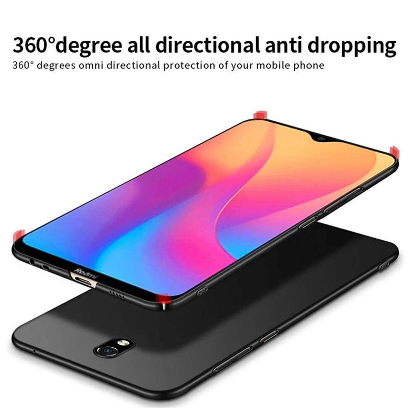 Для Xiaomi Redmi 8A чехол Роскошный ультра гладкий тонкий жесткий чехол для телефона для Xiaomi Redmi 8A защитный чехол для Xiaomi Redmi 8A