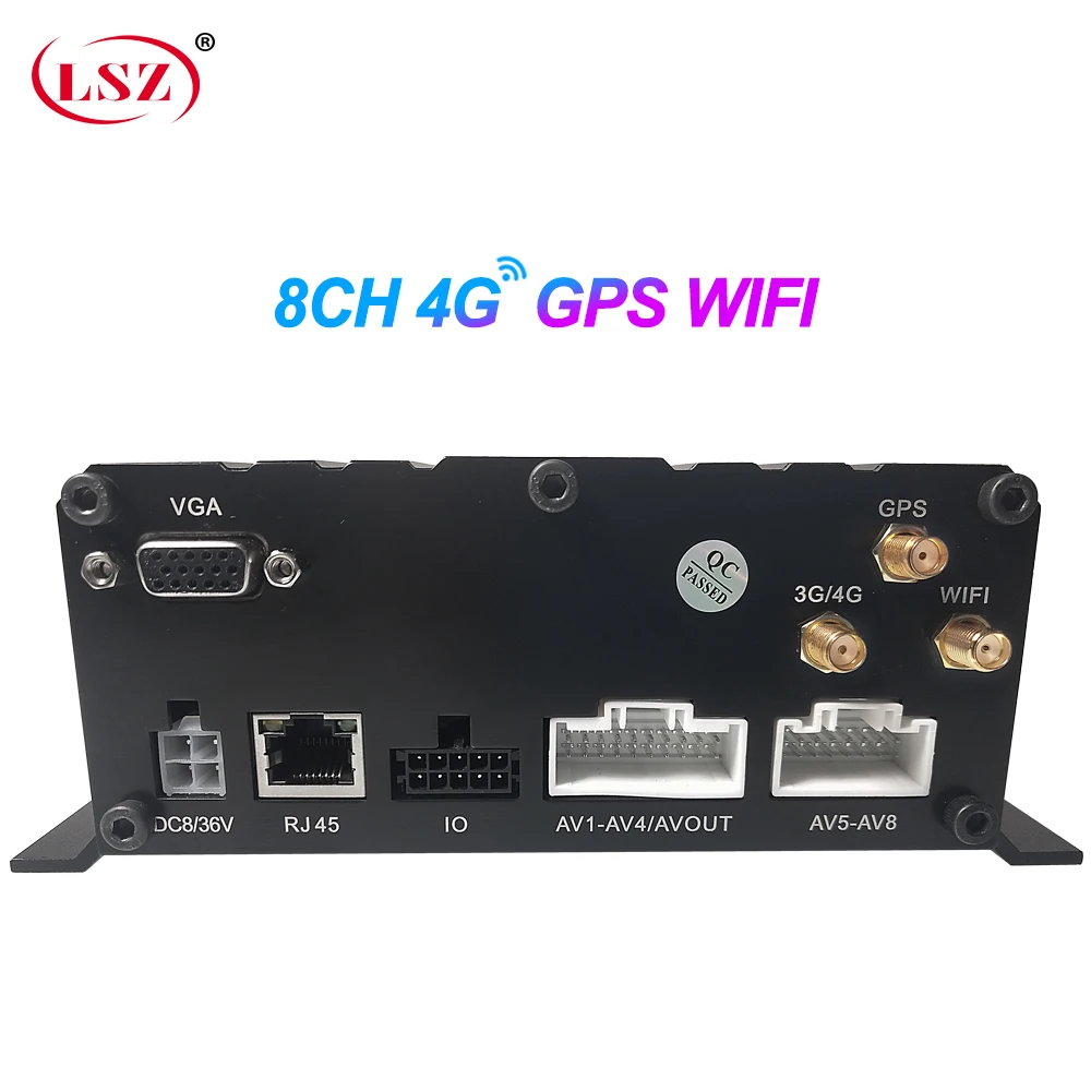  Fábrica de fuente LSZ 8CH MDVR 4G GPS WIFI HDD DVR móvil para taxi o autobús escolar o autobús o ca