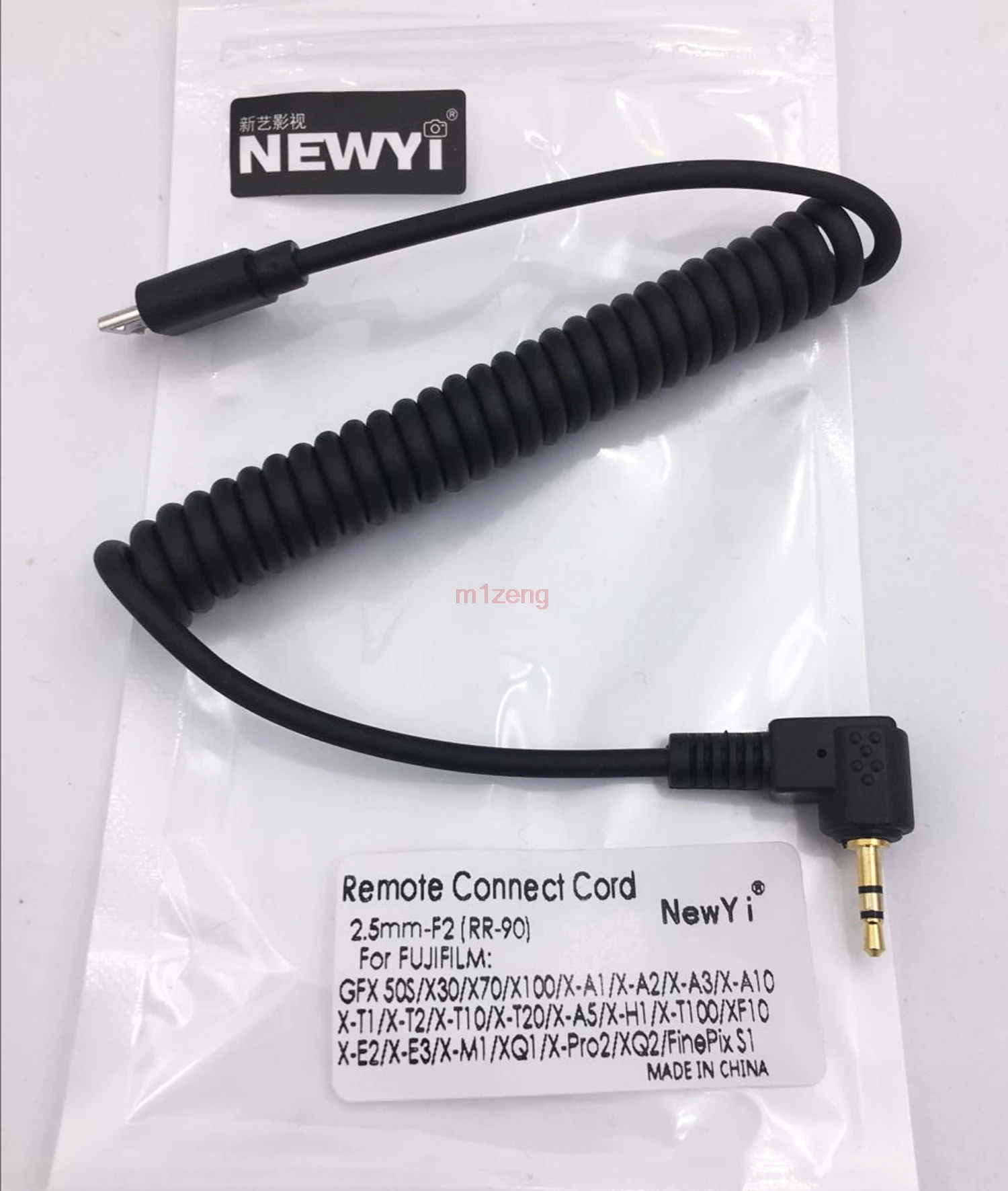 2.5/3.5mm-RR-90 Shutter Release Connecting cable cord for fujifilm Fuji XA1/2/3 XE2 XT2 XT20 XT1 XT10 x70 x100 xh1 xm1 camera |